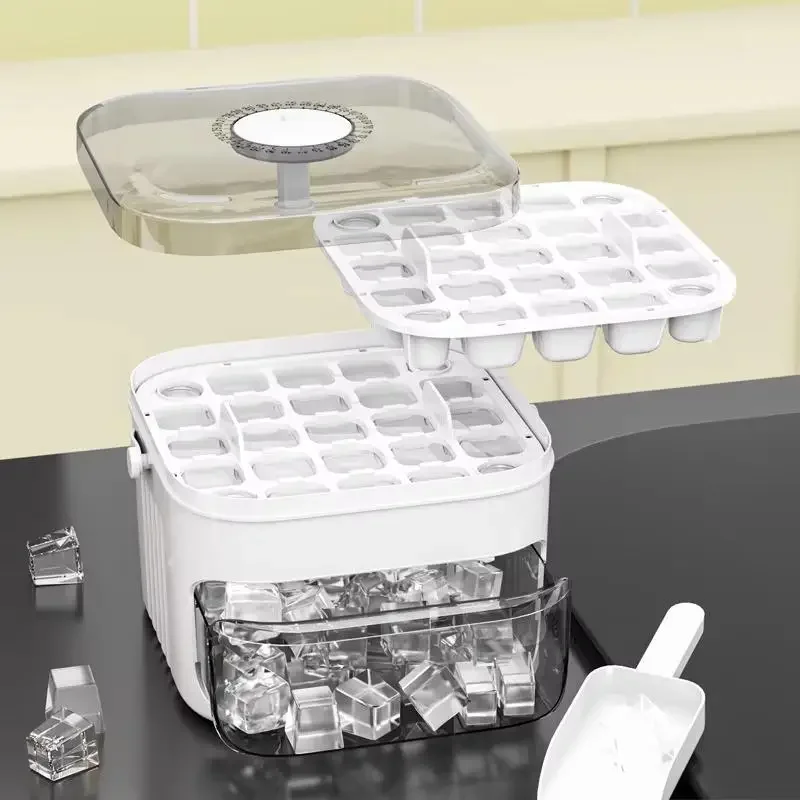Food Xxl - Cube Ice Maker with Easy Press