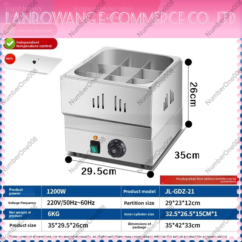 Electric Oden Pot 304 Stainles - Street Food Snacks recension och pris