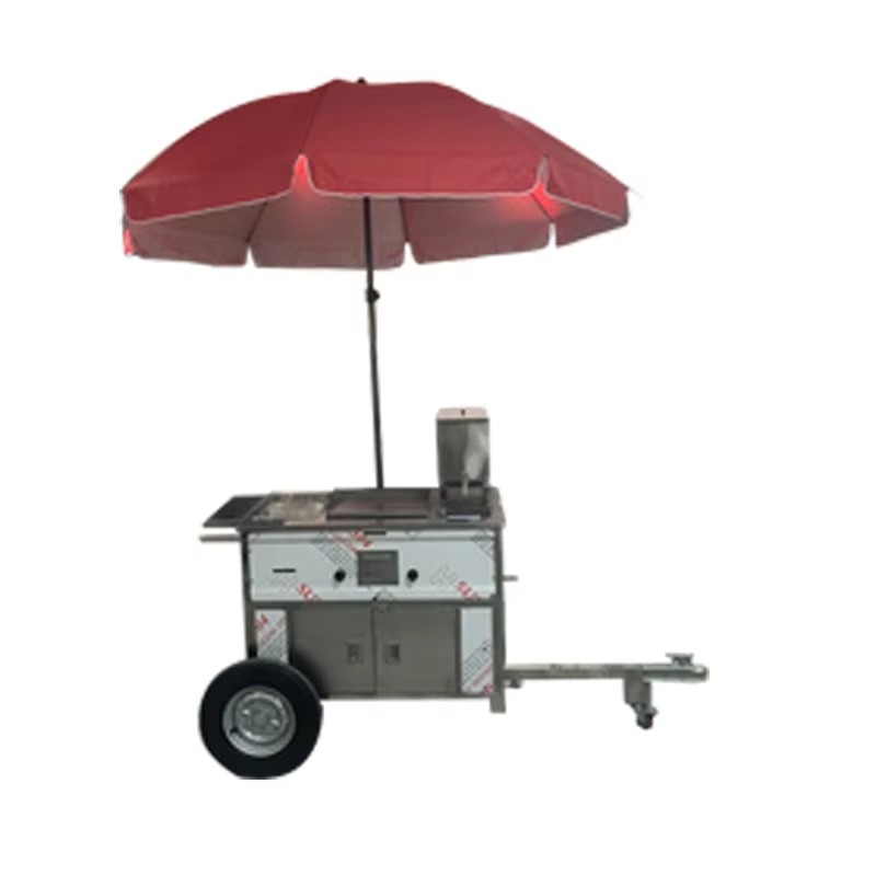 Compact Mobile Snack Food Cart - Street Food Snacks recension och pris