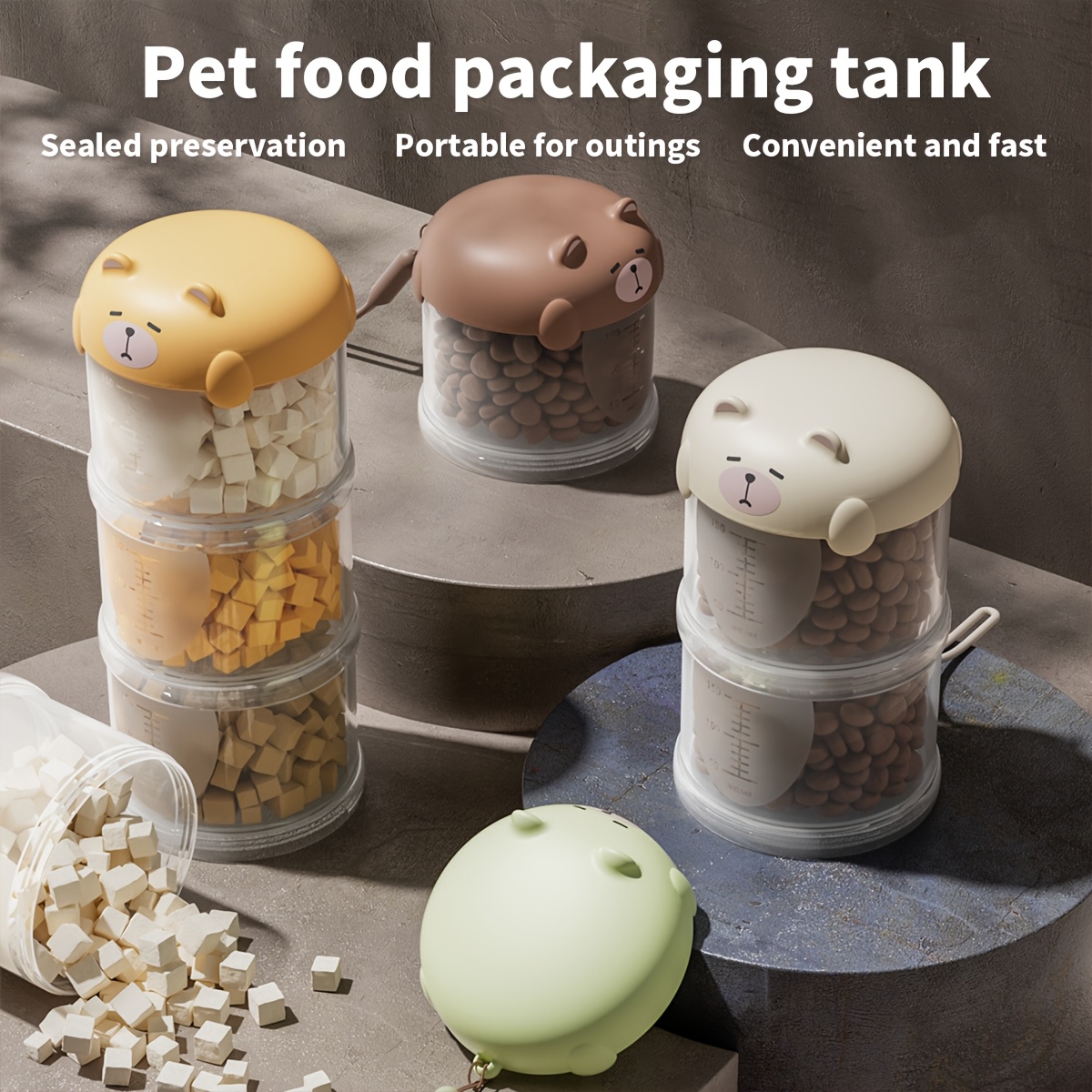 Portable Plastic Multi-Layer M - Food Packed Snacks recension och pris