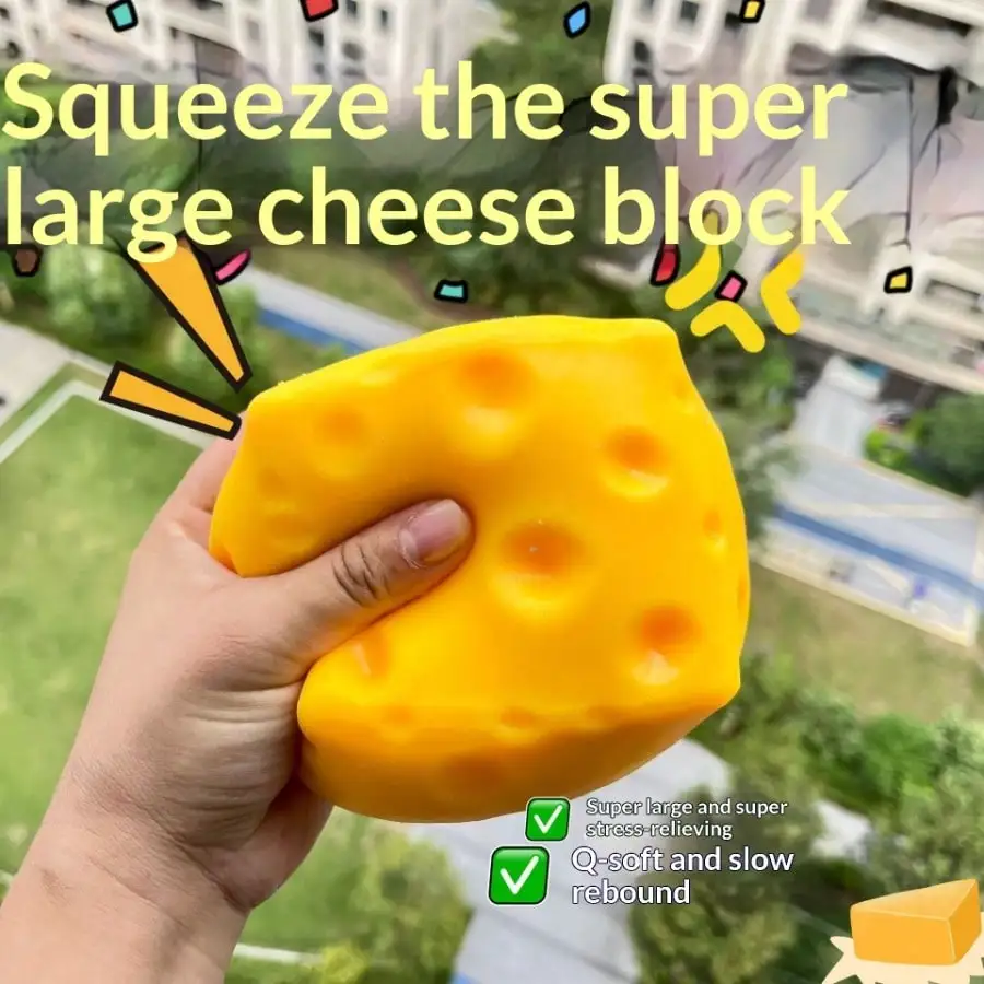 New 10cm Extra Large Cheese Sq - Food Xxl recension och pris