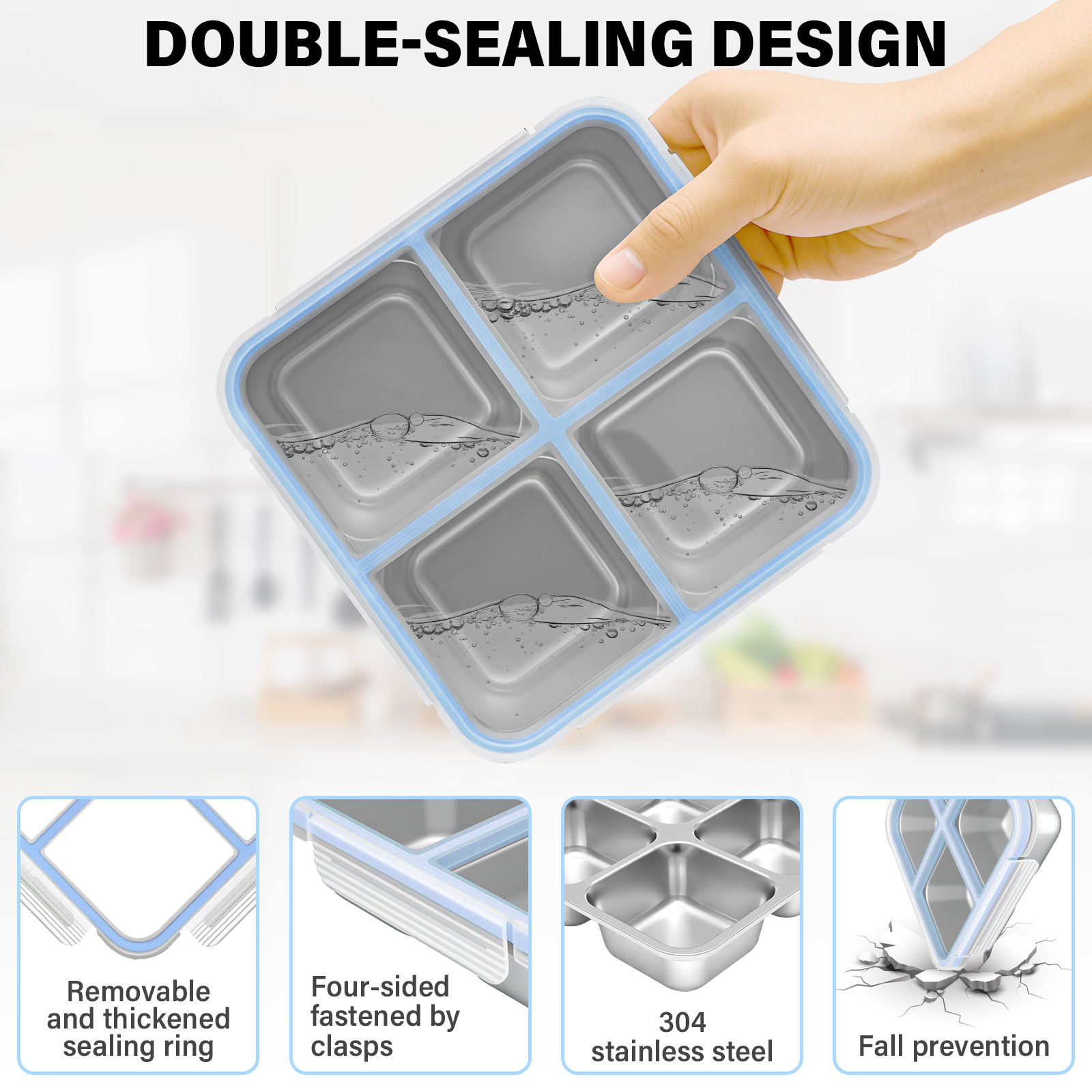 2 Pcs Stainless Steel Snack Bo - Food Snacks For School recension och pris