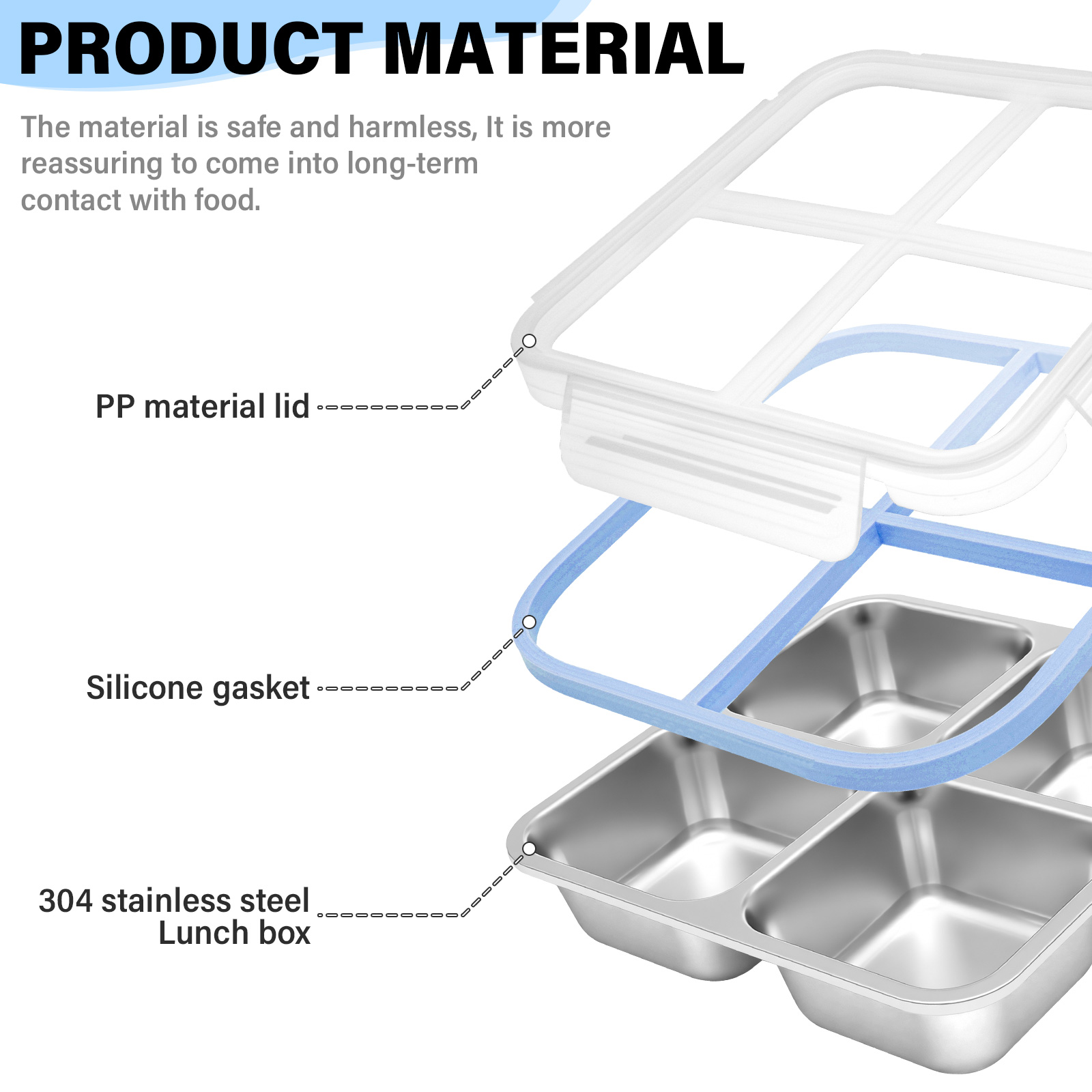 2 Pcs Stainless Steel Snack Bo - Food Snacks For School recension och pris