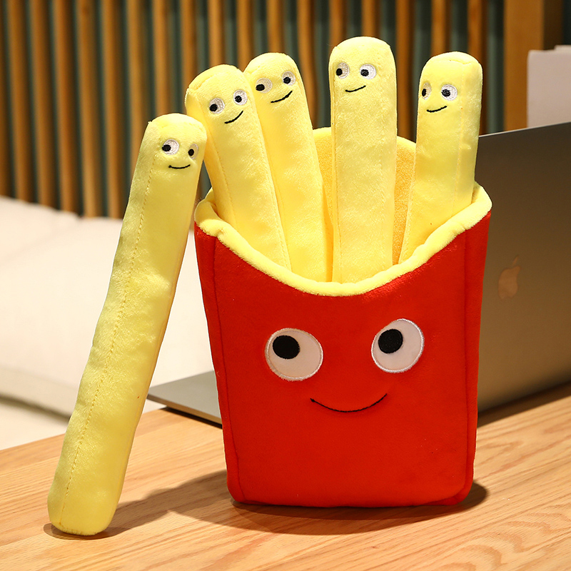 Smile French Fries Plush Stuff - Food Snacks Chips recension och pris