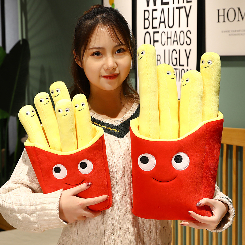 Smile French Fries Plush Stuff - Food Snacks Chips recension och pris