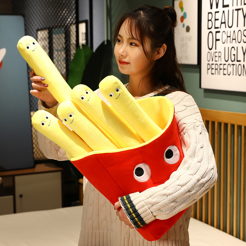 Smile French Fries Plush Stuff - Food Snacks Chips recension och pris