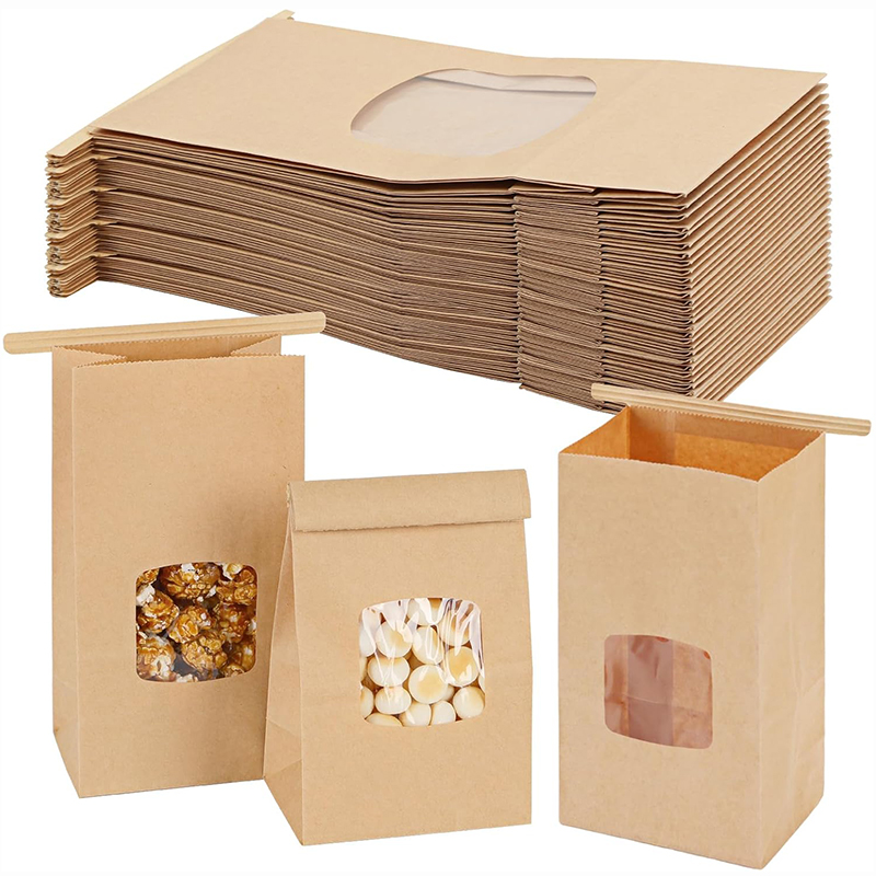 10Pcs Bakery Bags, Window Seal - Food Day Snacks recension och pris