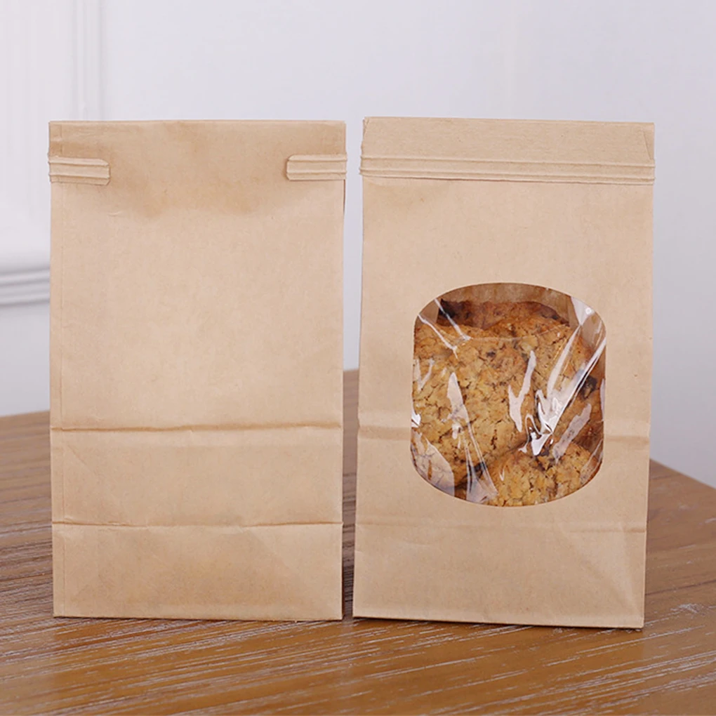 10Pcs Bakery Bags, Window Seal - Food Day Snacks recension och pris