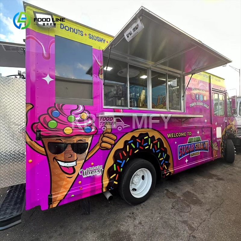 China Food Trailer Cart 4 Whee - Food Snacks Catering recension och pris