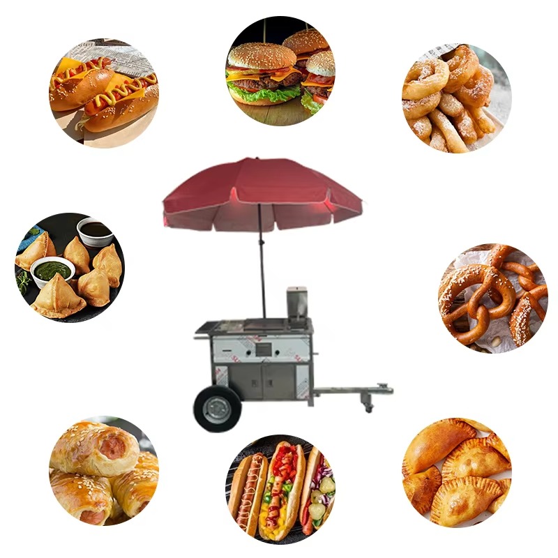 Mobile Street Snack Cart Towab - Street Food Snacks recension och pris