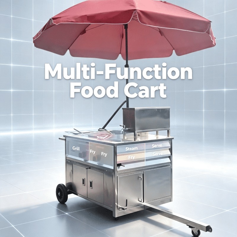 Mobile Street Snack Cart Towab - Street Food Snacks recension och pris