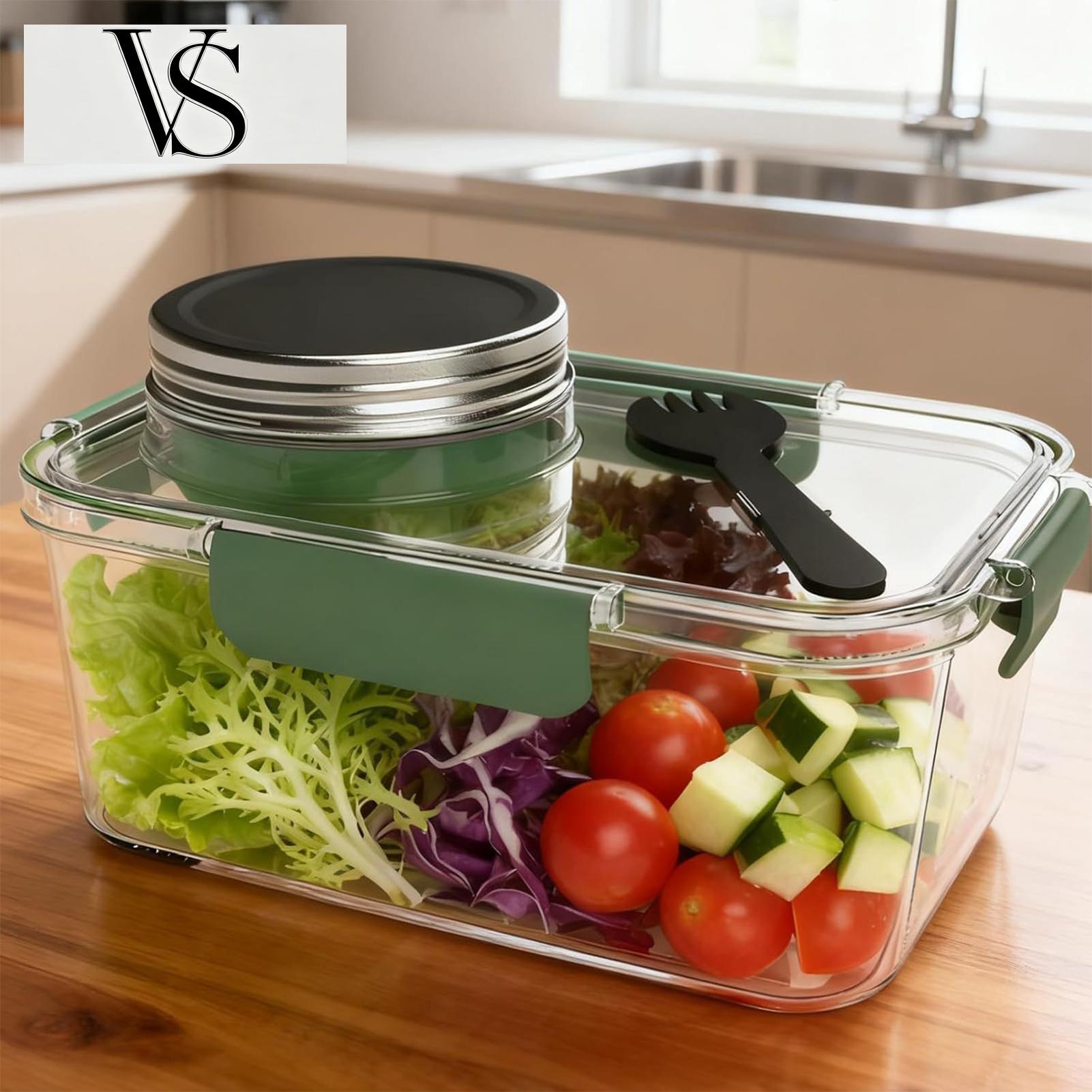 Salad Container 2.5 OZ Storage - Food Prep Snacks recension och pris
