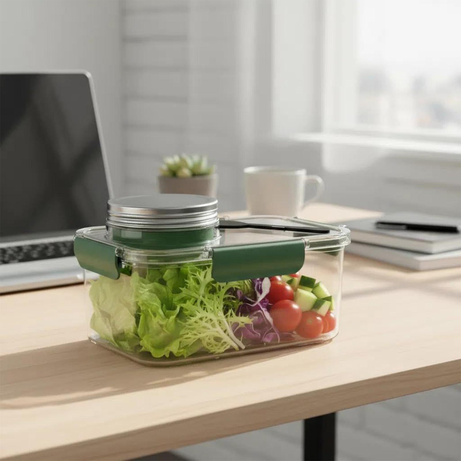 Salad Container 2.5 OZ Storage - Food Prep Snacks recension och pris