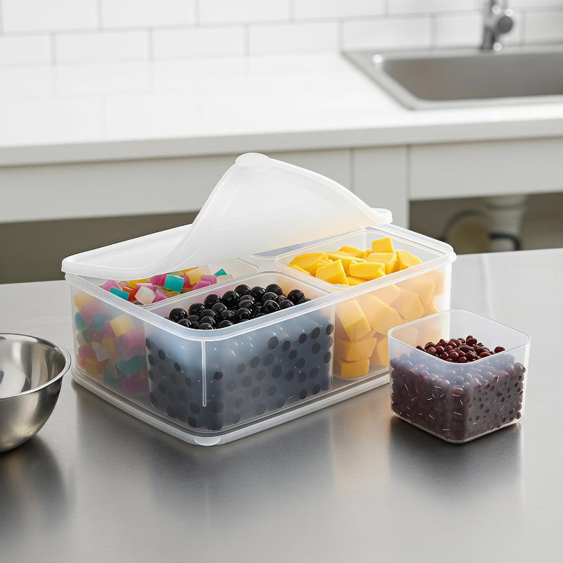 4 In 1 Refrigerator Crisper Bo - Food Prep Snacks recension och pris