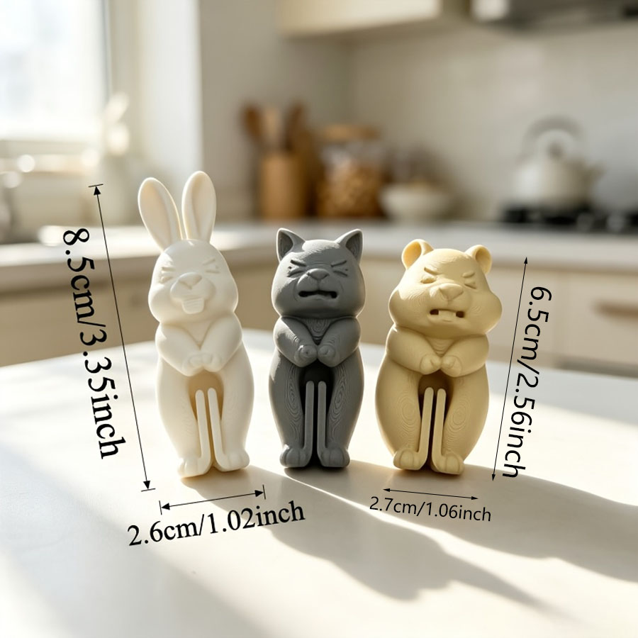 3D Animal Snack Bag Clips 1/5  - Food Packed Snacks recension och pris