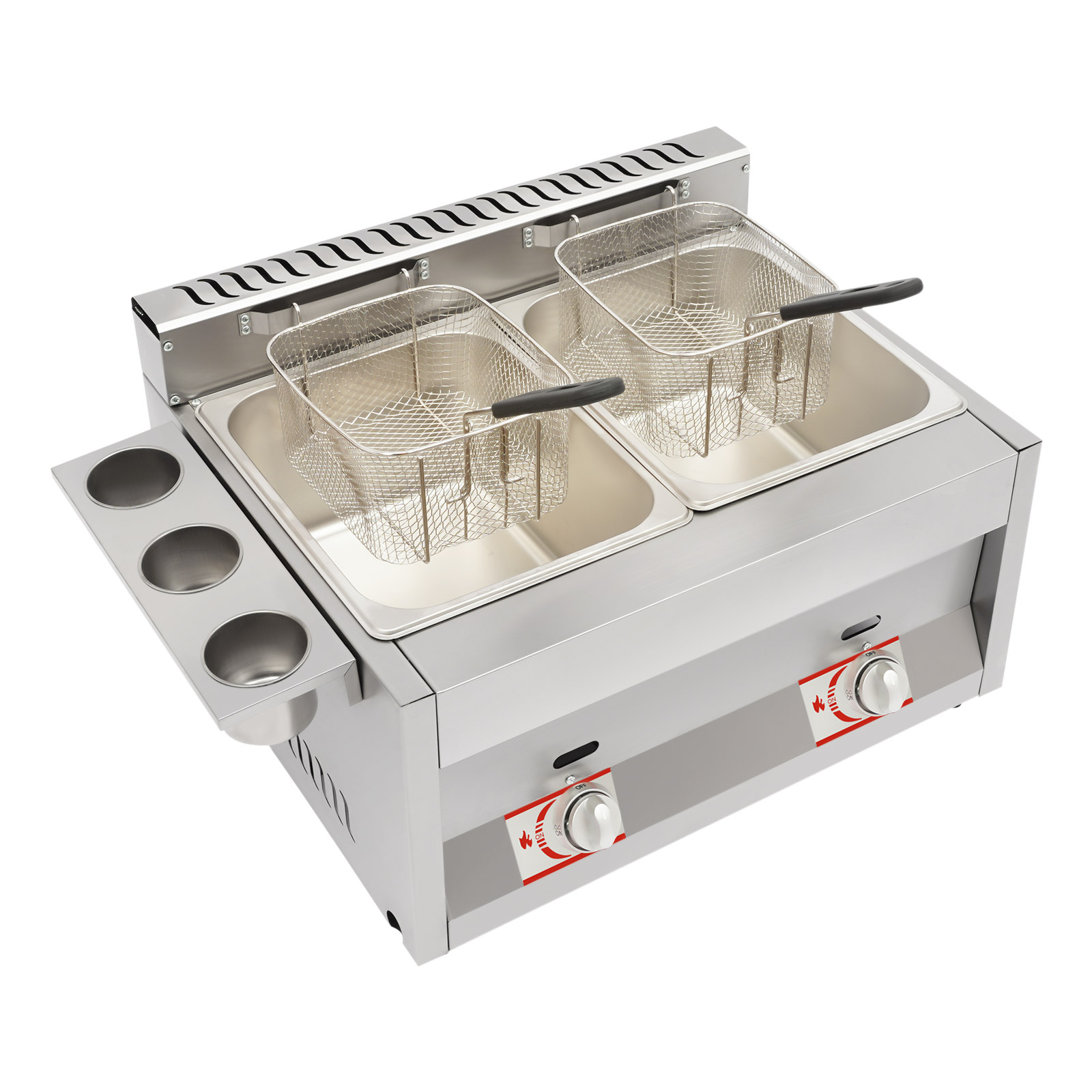 Commercial Deep Fryer 2-Tank 6 - Food Snacks Catering recension och pris