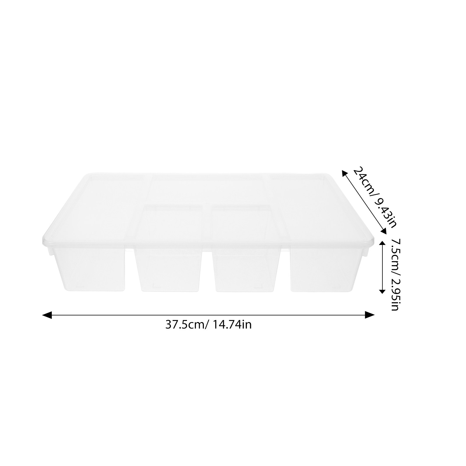 5 Compartment Divided Food Sto - Food Platter Snacks recension och pris