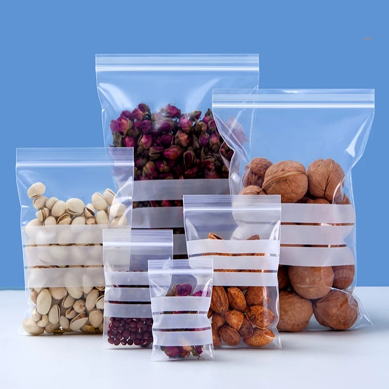 200PCS PE Clear Plastic Writin - Food Day Snacks recension och pris