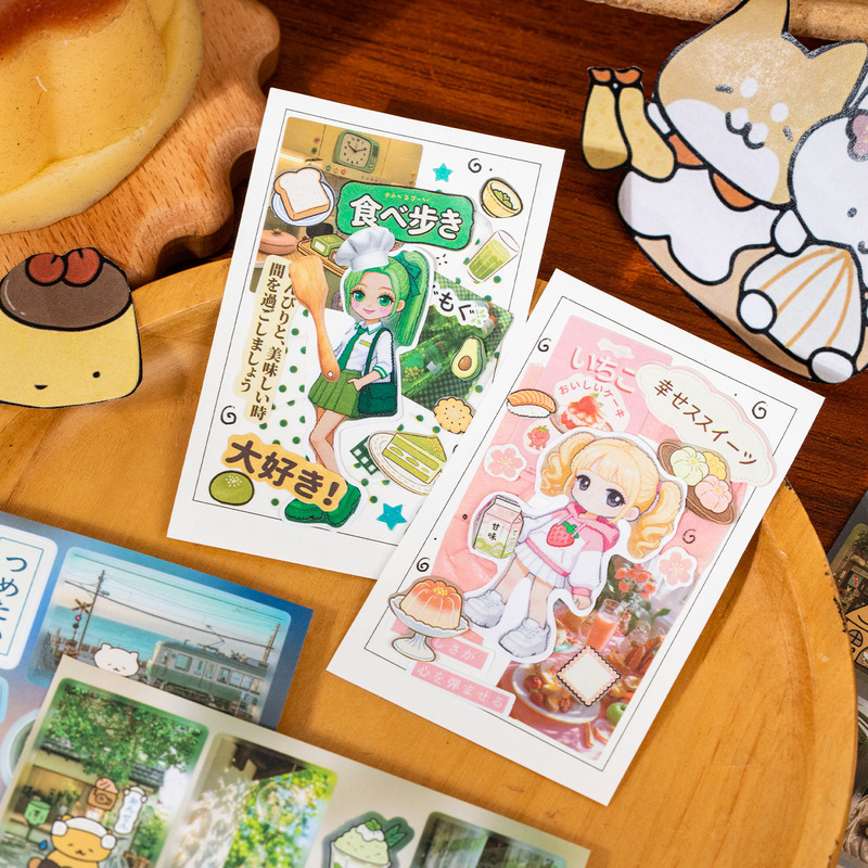 20Pcs Coated Paper Kawaii Food - Street Food Snacks recension och pris