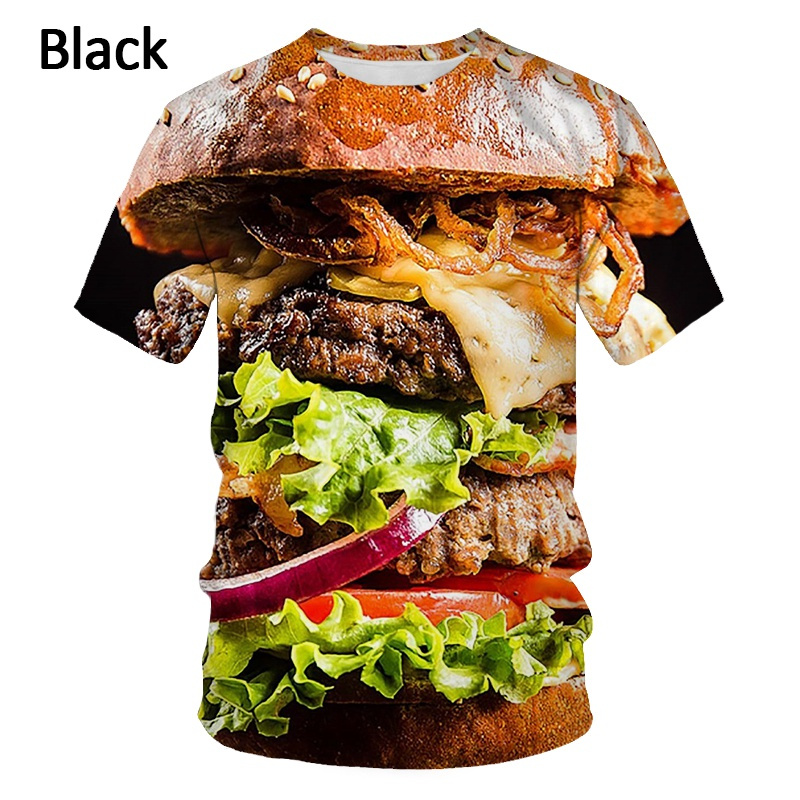 Food Steak Hamburger Graphic T - Food Snacks Chips recension och pris