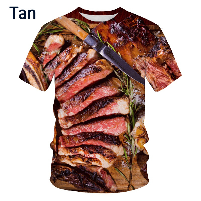 Food Steak Hamburger Graphic T - Food Snacks Chips recension och pris