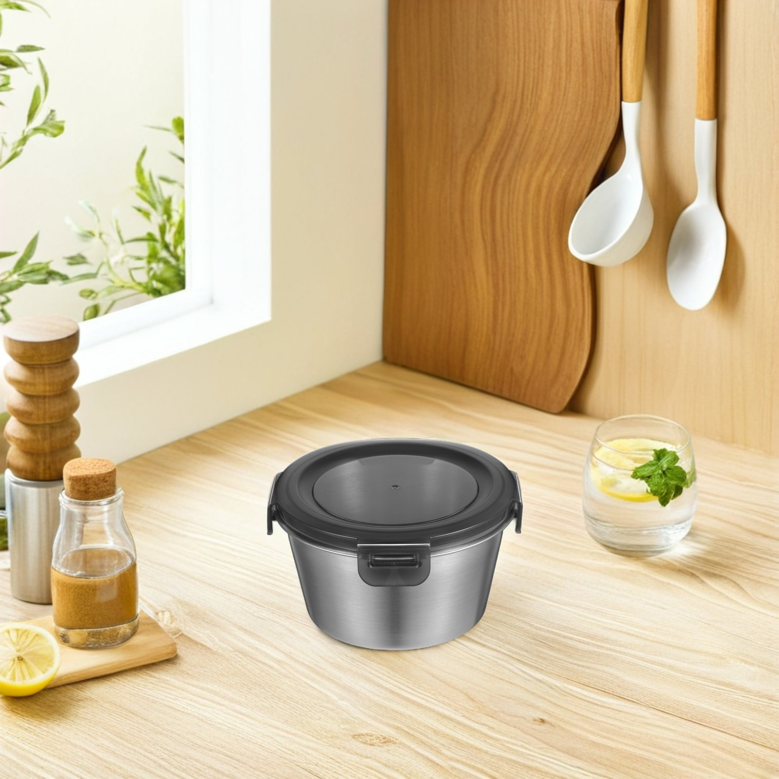600 Ml Stainless Steel Sealed  - Food Prep Snacks recension och pris