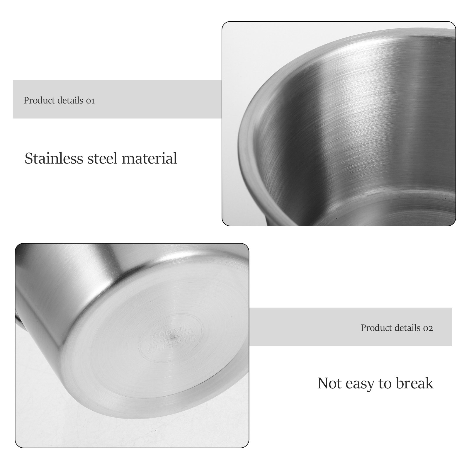 600 Ml Stainless Steel Sealed  - Food Prep Snacks recension och pris