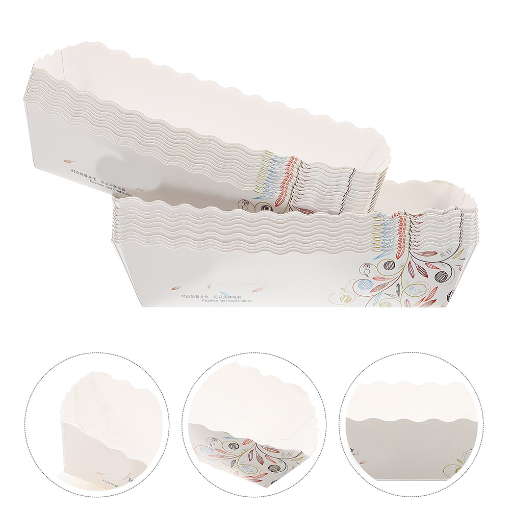 100Pcs Sushi Boat Paper Food C - Food Day Snacks recension och pris
