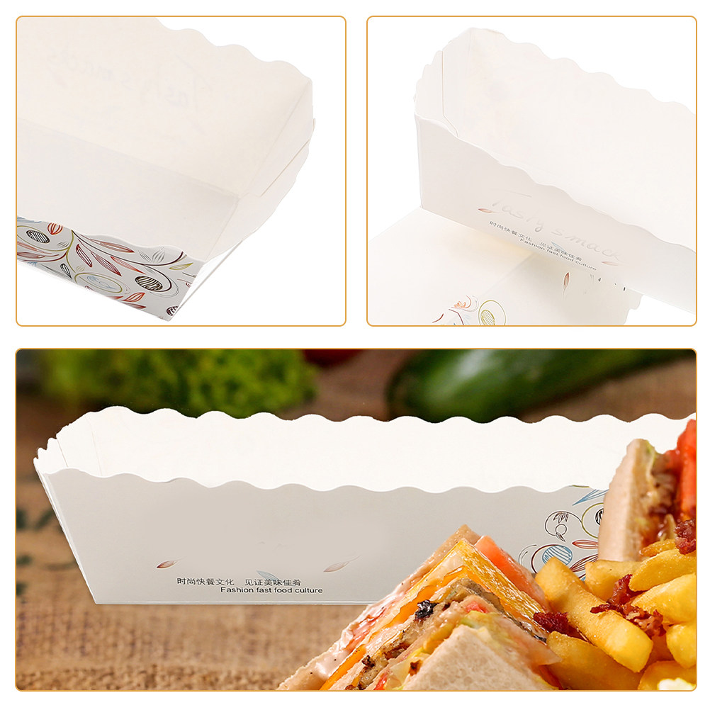 100Pcs Sushi Boat Paper Food C - Food Day Snacks recension och pris