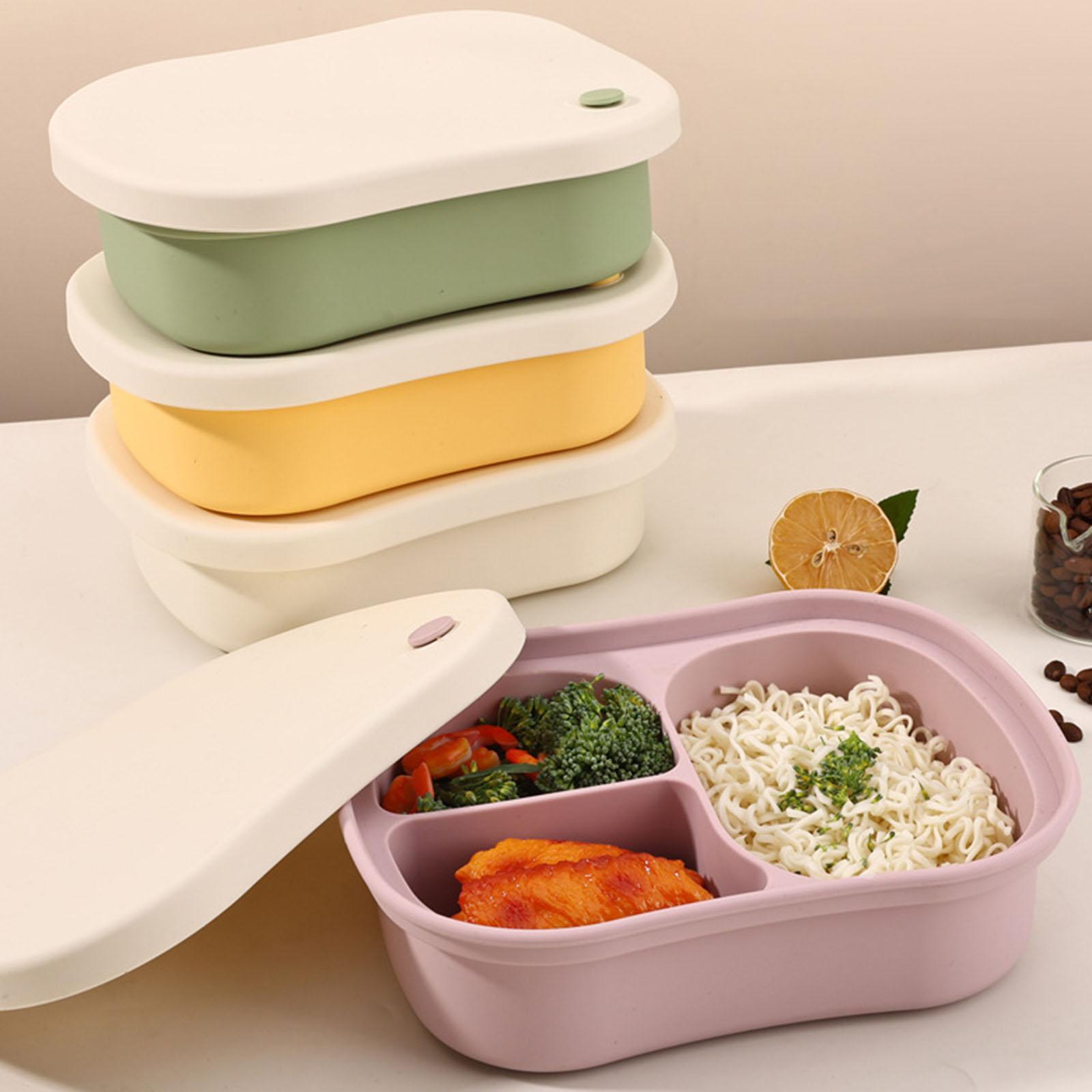 Silicone Food Container 3-Comp - Food Snacks For School recension och pris