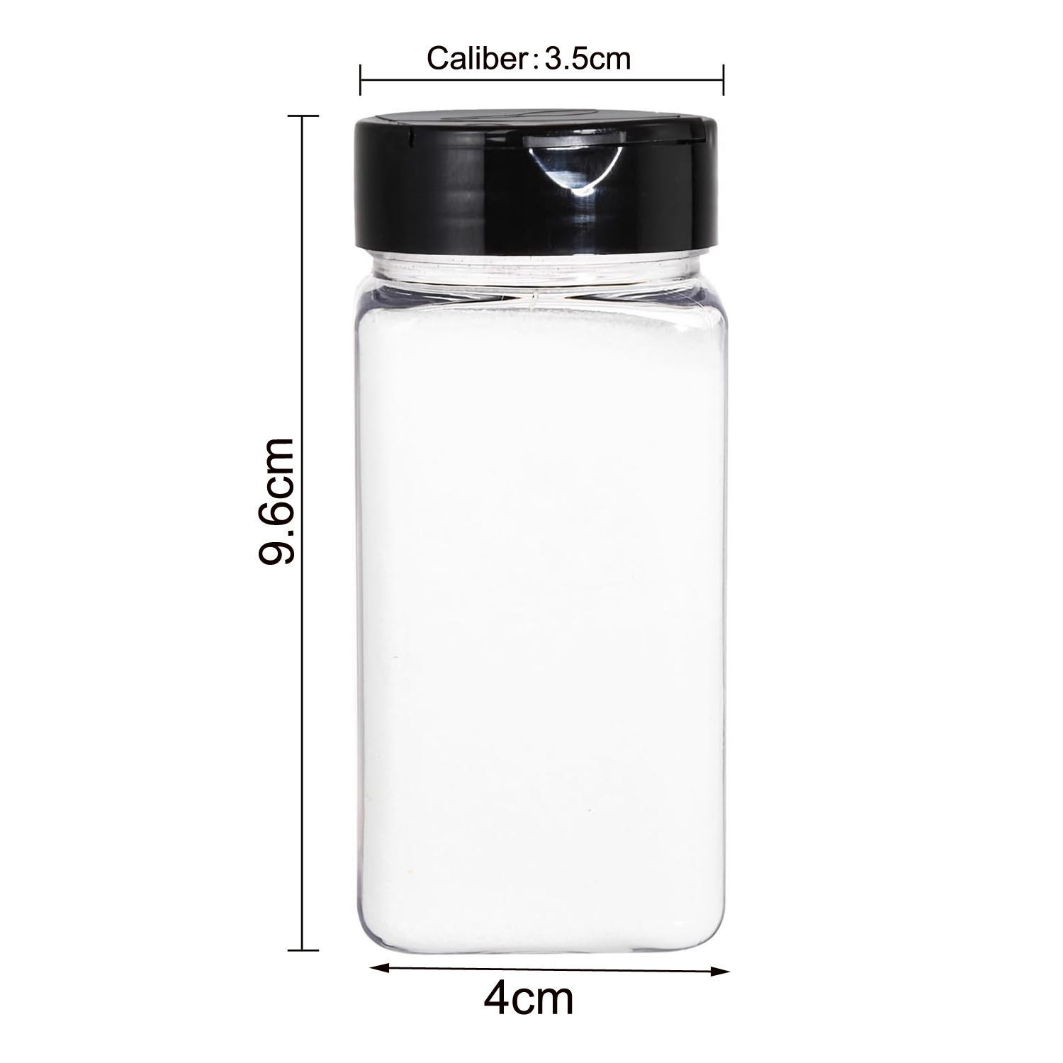 Square Large Plastic Spice Jar - Food Xxl recension och pris