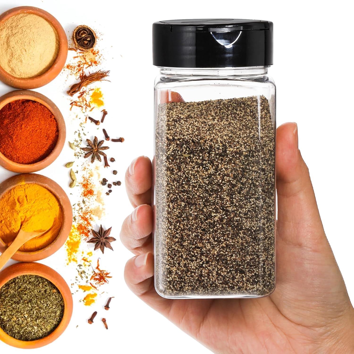 Square Large Plastic Spice Jar - Food Xxl recension och pris