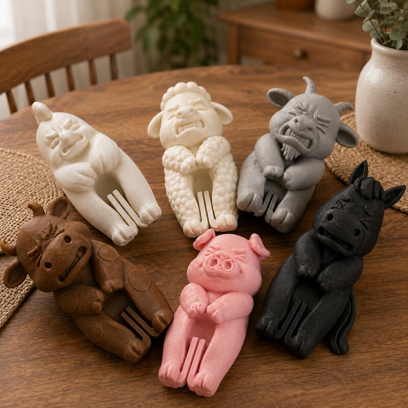 3D Printed Angry Animal Snack  - Food Day Snacks recension och pris