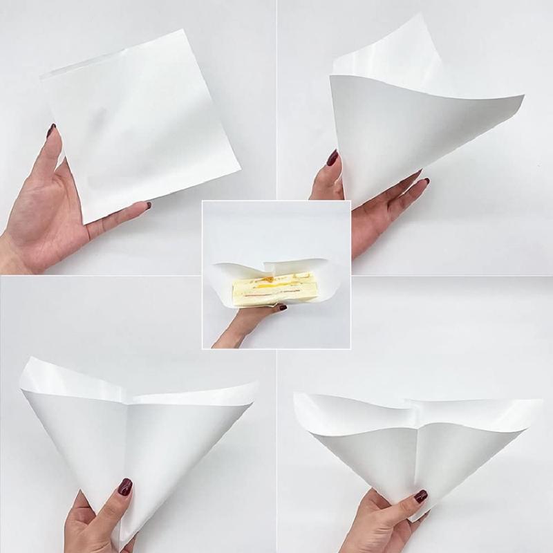 [New] 100 PCS Greaseproof Pape - Food Packed Snacks recension och pris