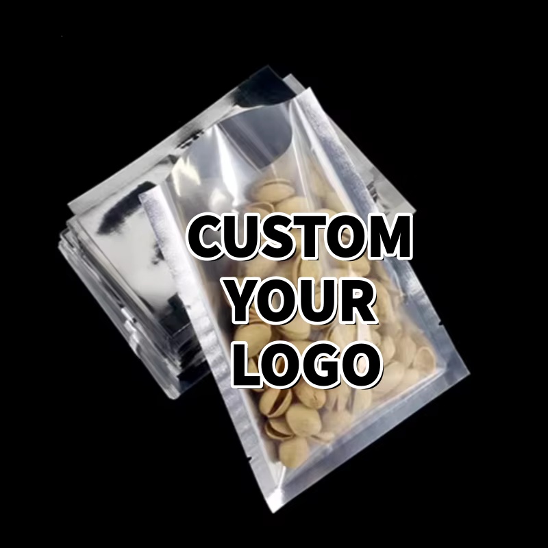 100 Pack Silver Glossy Flat Po - Food Packed Snacks recension och pris