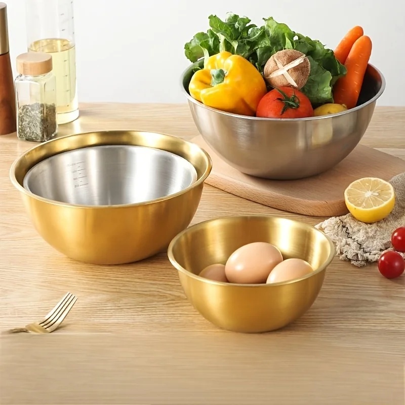 3PCS Stainless Steel Mixing Bo - Food Xxl recension och pris