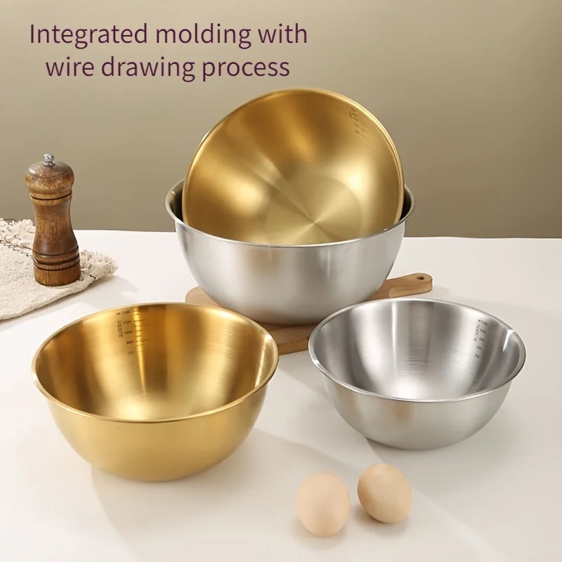 3PCS Stainless Steel Mixing Bo - Food Xxl recension och pris